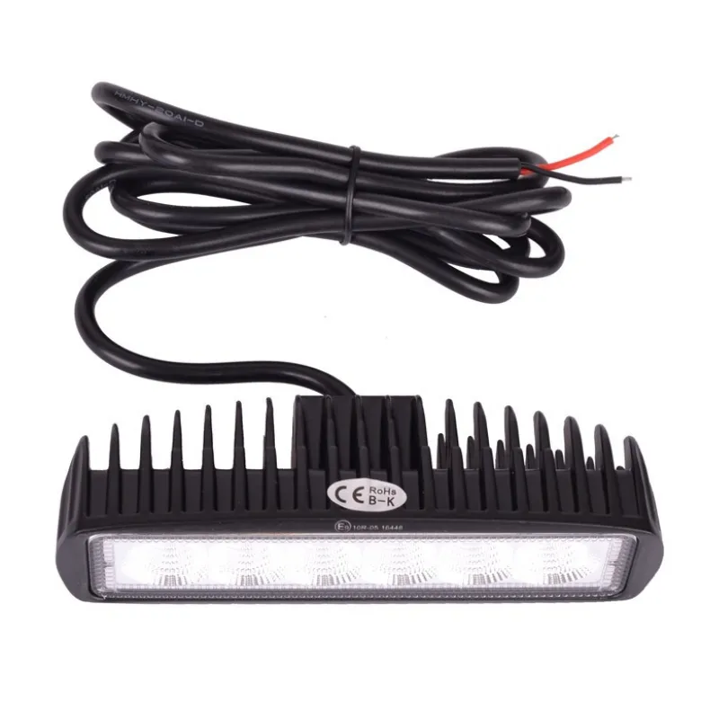 Arbejdslampe LED 18 watt smal - stor spredning af lys