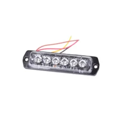 Blitzlys 6 x 3 watt - ekstra lav model