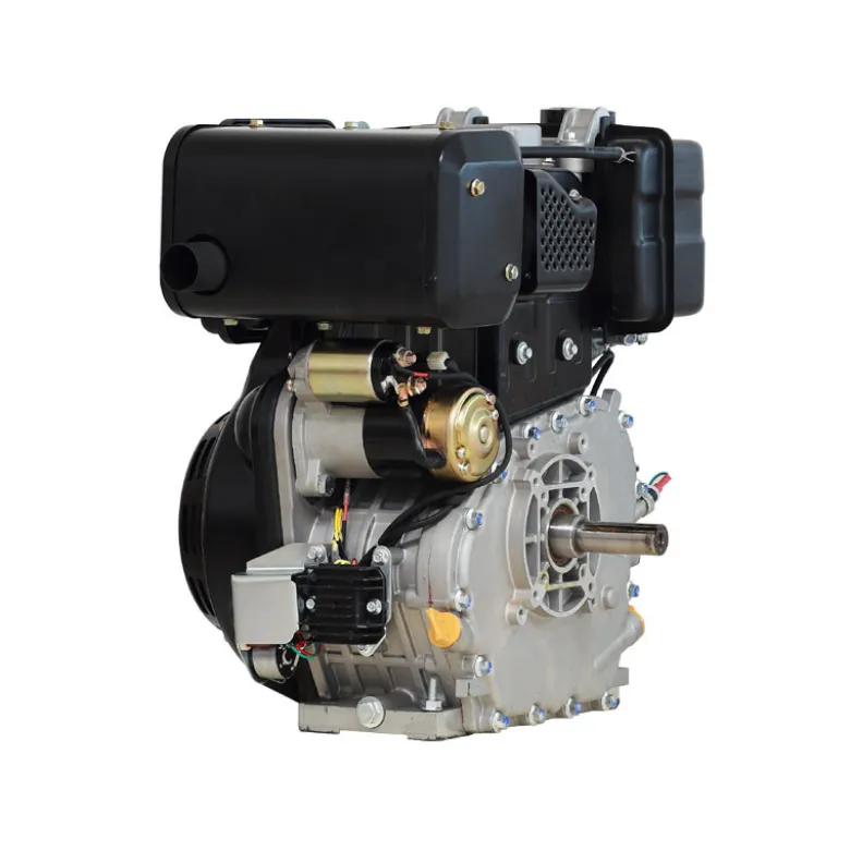 Dieselmotor 10 hk med forvarme + elstart 25,4 aksel