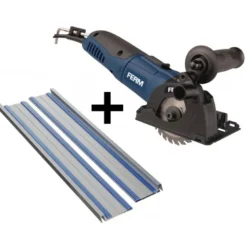 FERM mini dyksav / rundsav + styreskinner