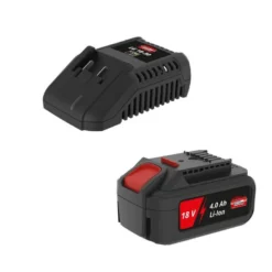 Güde Havepumpe med 18 volt 4 Ah batteri