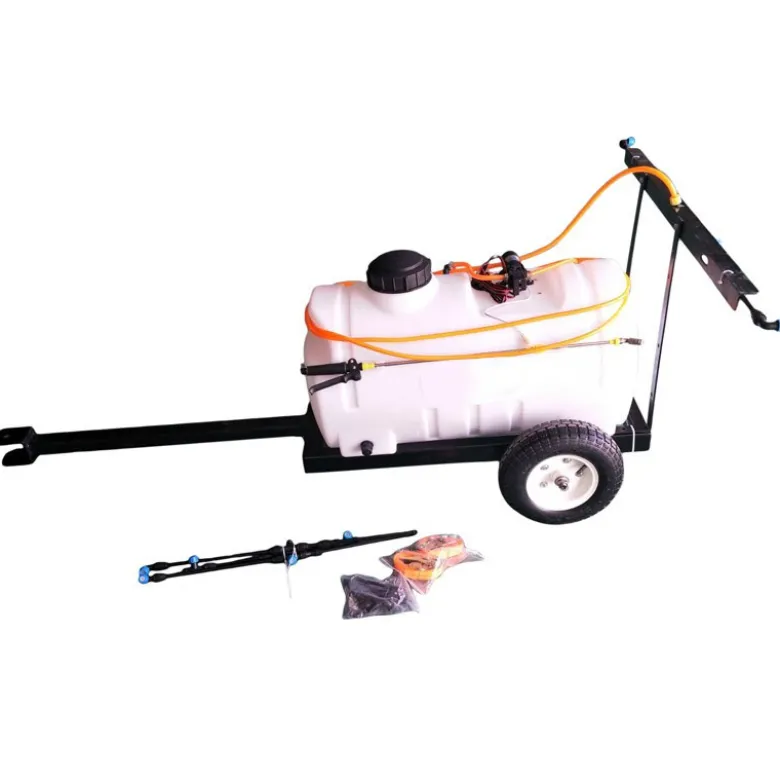 Havesprøjte med hjul og spredebom - 100 liter tank
