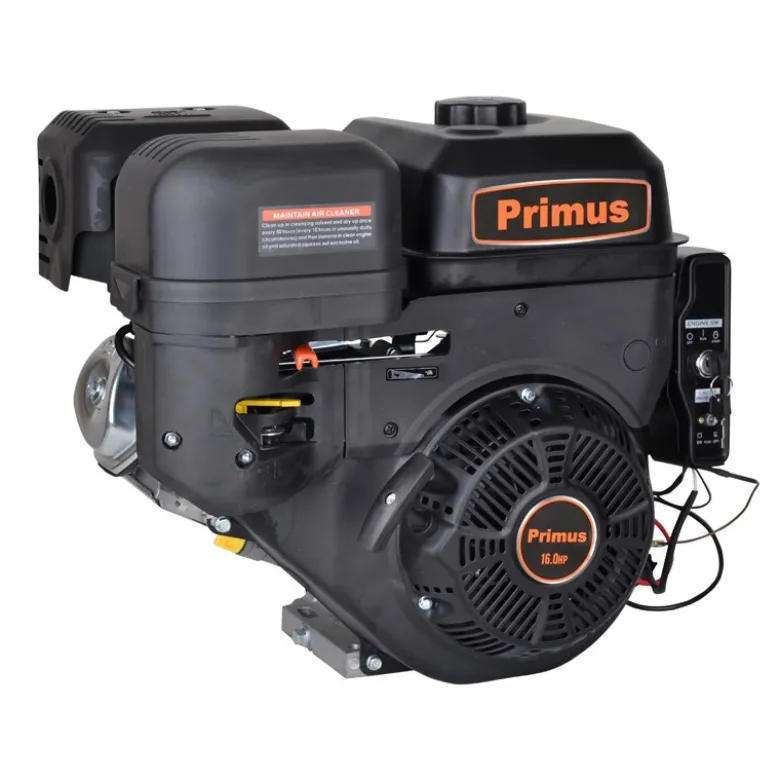 15 hk benzinmotor med elstart og 25 mm aksel