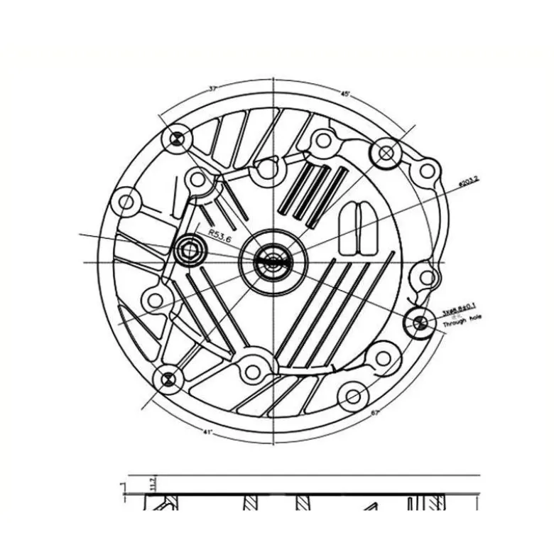 7,5 hk loncin motor - elstart + lodret aksel 22,22 x 80 mm
