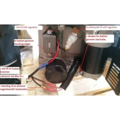 20 hk Loncin motor lodret aksel elstart