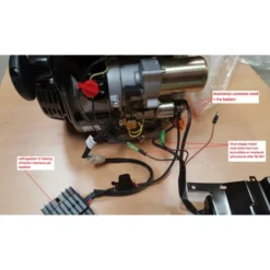 15 hk Loncin motor m/elstart og 25,4 mm aksel