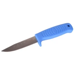 Håndværkerkniv - blå - med skede