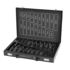 HSS bor / metalbor æske - 170 stk. - krydsslebne