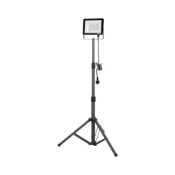 LED arbejdslampe 230 volt - 50 watt + teleskopstander