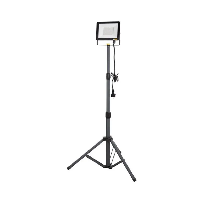 LED arbejdslampe 230 volt - 50 watt + teleskopstander