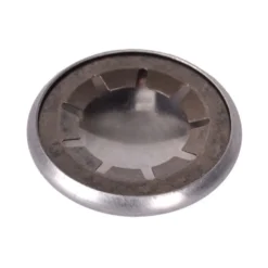 Låsering med kappe til Ø20 mm aksel - rustfri