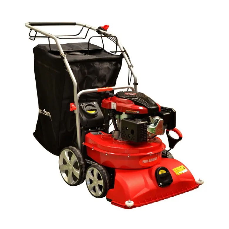 Løvsuger med benzinmotor og 150 liter pose