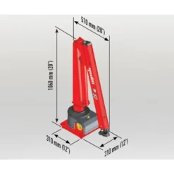 Maxilift Ladkran 1 - 2,5 meter - hydraulisk / manuel