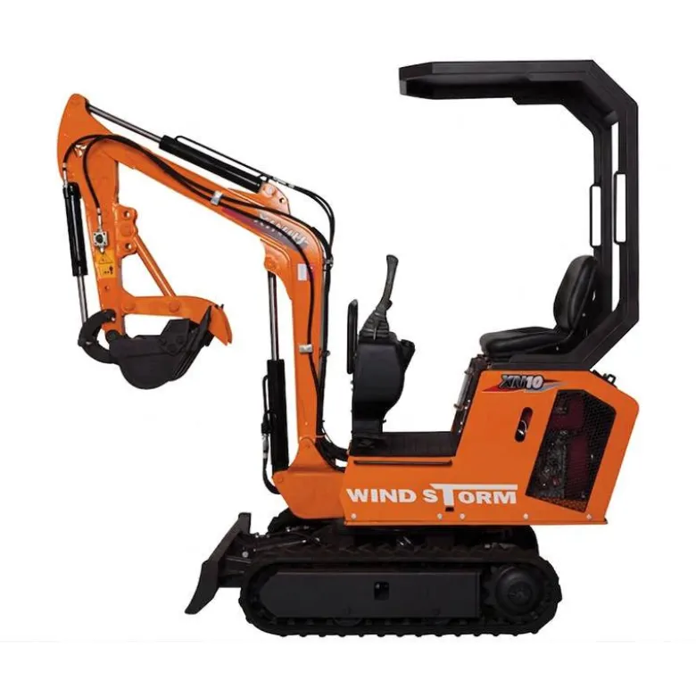 Minigraver 850 kg - dieselmotor og drejelig arm