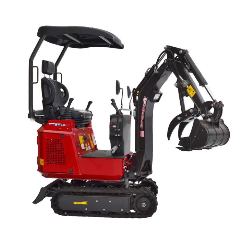 Minigraver 1000 kg - drejelig arm - B&S benzinmotor