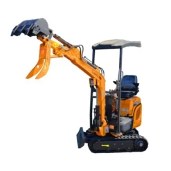 Minigraver - 1 ton - Kubota motor og drejelig arm