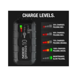 Noco Genius 10 Batterioplader til 6 og 12 volt - 10000 mA