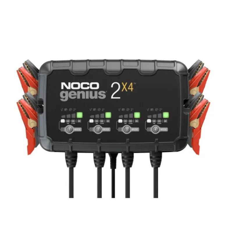 Noco Genius 2X4 Batterilader til 6 og 12 volt - 8000 mA