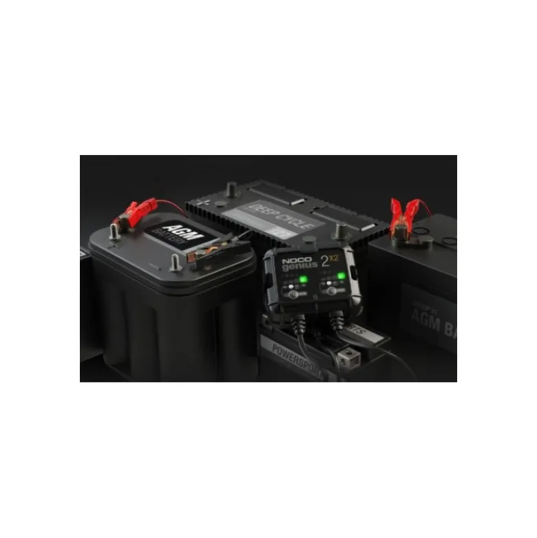 Noco Genius 2X2 Batterilader til 6 og 12 volt - 4000 mA