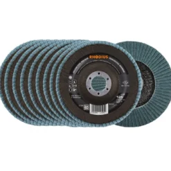 Rhodius Flapskiver 10 stk. 125 mm - korn 60