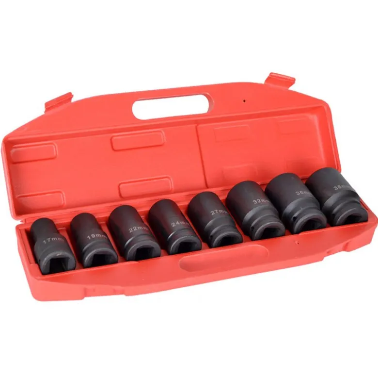 Rotake Slagtoppe 3/4" - 8 stk. - i kuffert