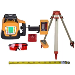 Rotorlaser med digital display + trefod + stadie