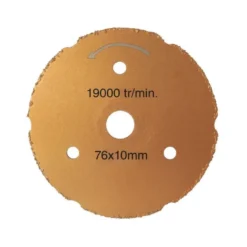 Segmenteret klinge 76 mm til Mini Vinkelsliber