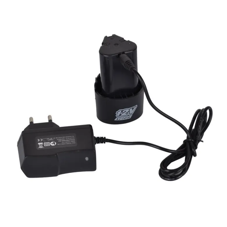 Skraldenøgle ⅜" med 12 volt batteri