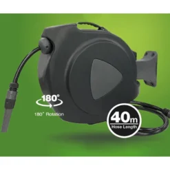 Slangebox - opruller med 40 meter vandslange