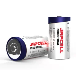 2 stk. C Alkaline batterier Japcell