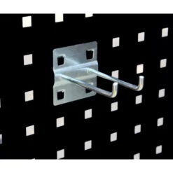 5 stk. Kroge - dobbelt - 100 mm - til hulplade (10 x 10 mm) + værkstedsvogne