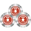 3 stk. 125 mm diamantklinger