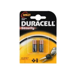 2 stk. 12 volt Duracell alkaline batterier - type 23A