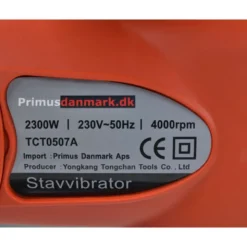 Stor Stavvibrator professionel + 4 meter slange