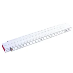 Tommestok træ - 2 meter - med vinkelmåler